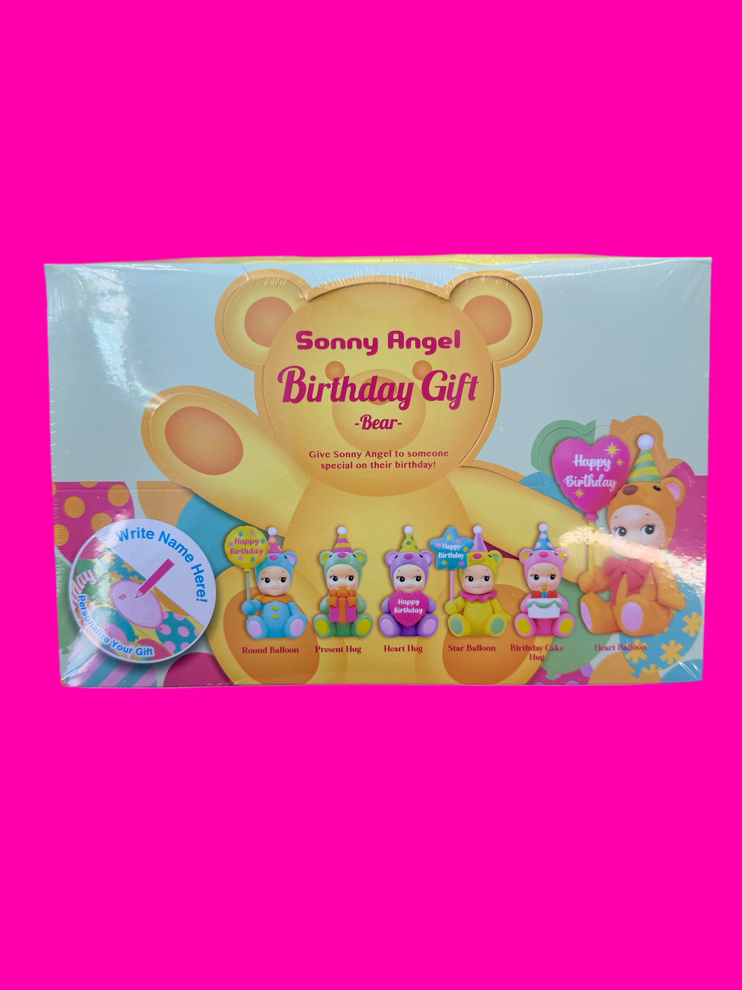 Sonny Angel Birthday Gift Bear Series