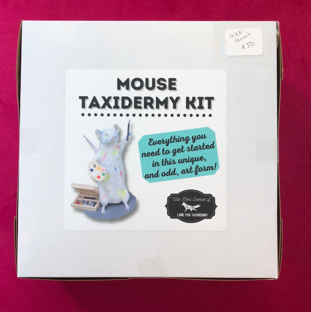 DIY Mouse Taxidermy Craft Kit Inc. Manual and Full Tool Kit for