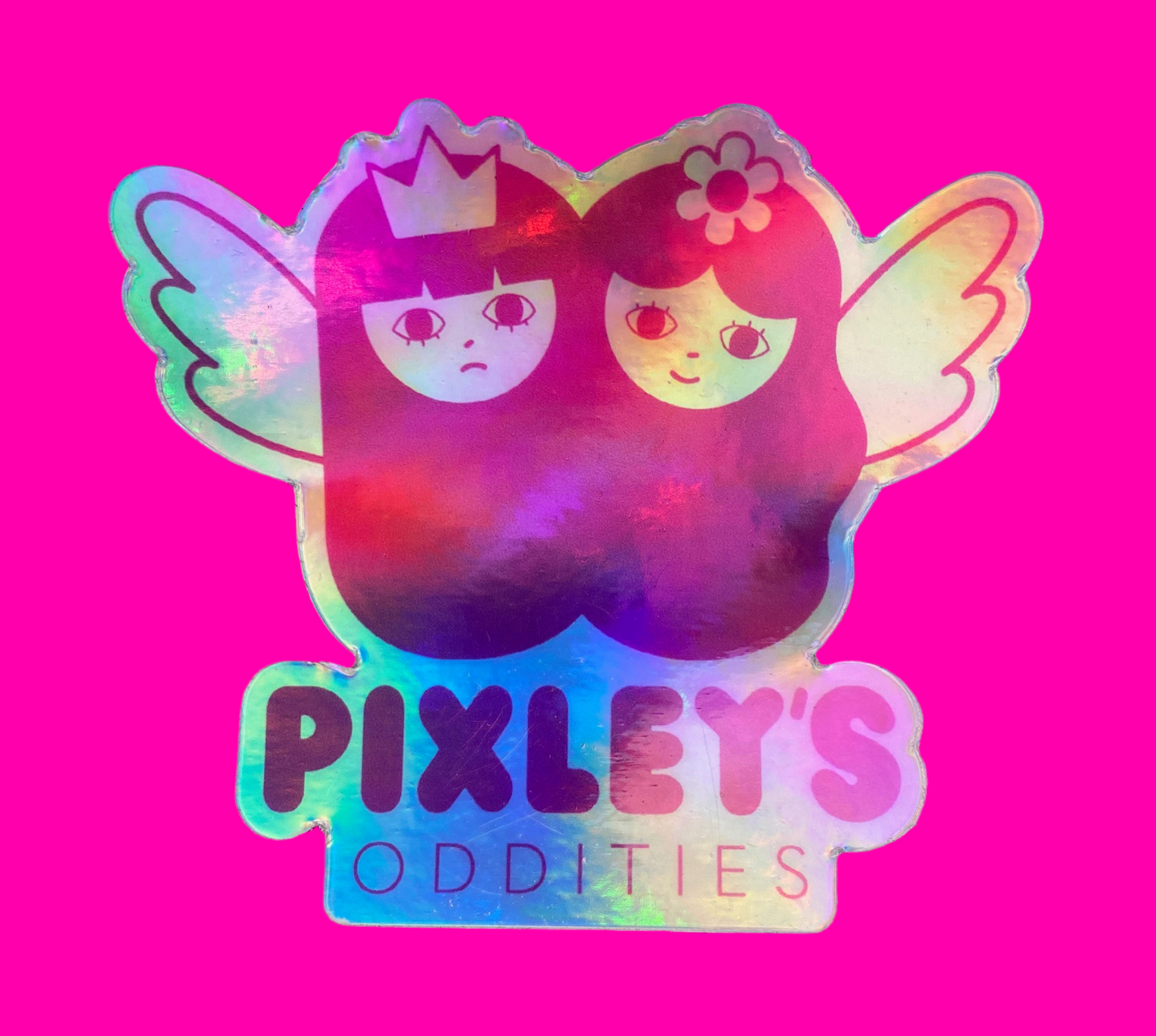 Pixley's Oddities Holographic Sticker