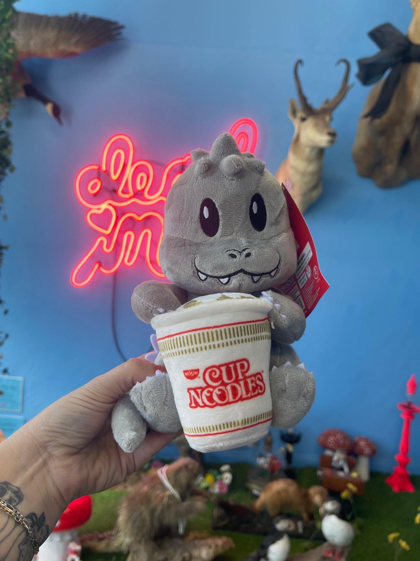 Kidrobot x Nissin Godzilla Cup Noodles 7.5" Plush