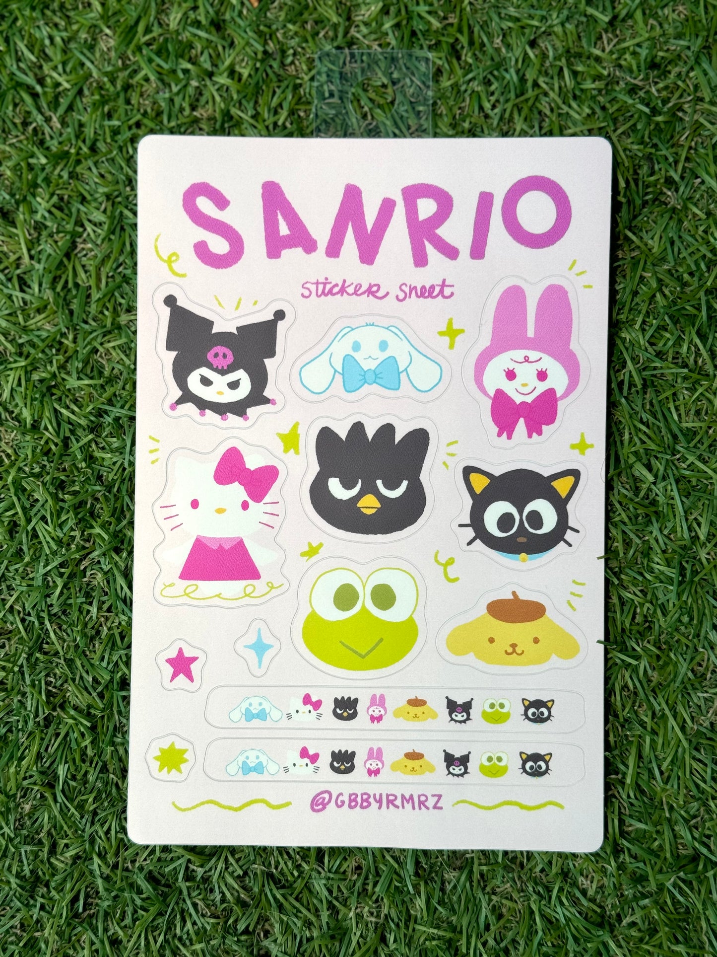 Sanrio Sticker Sheet by Gabby Ramirez