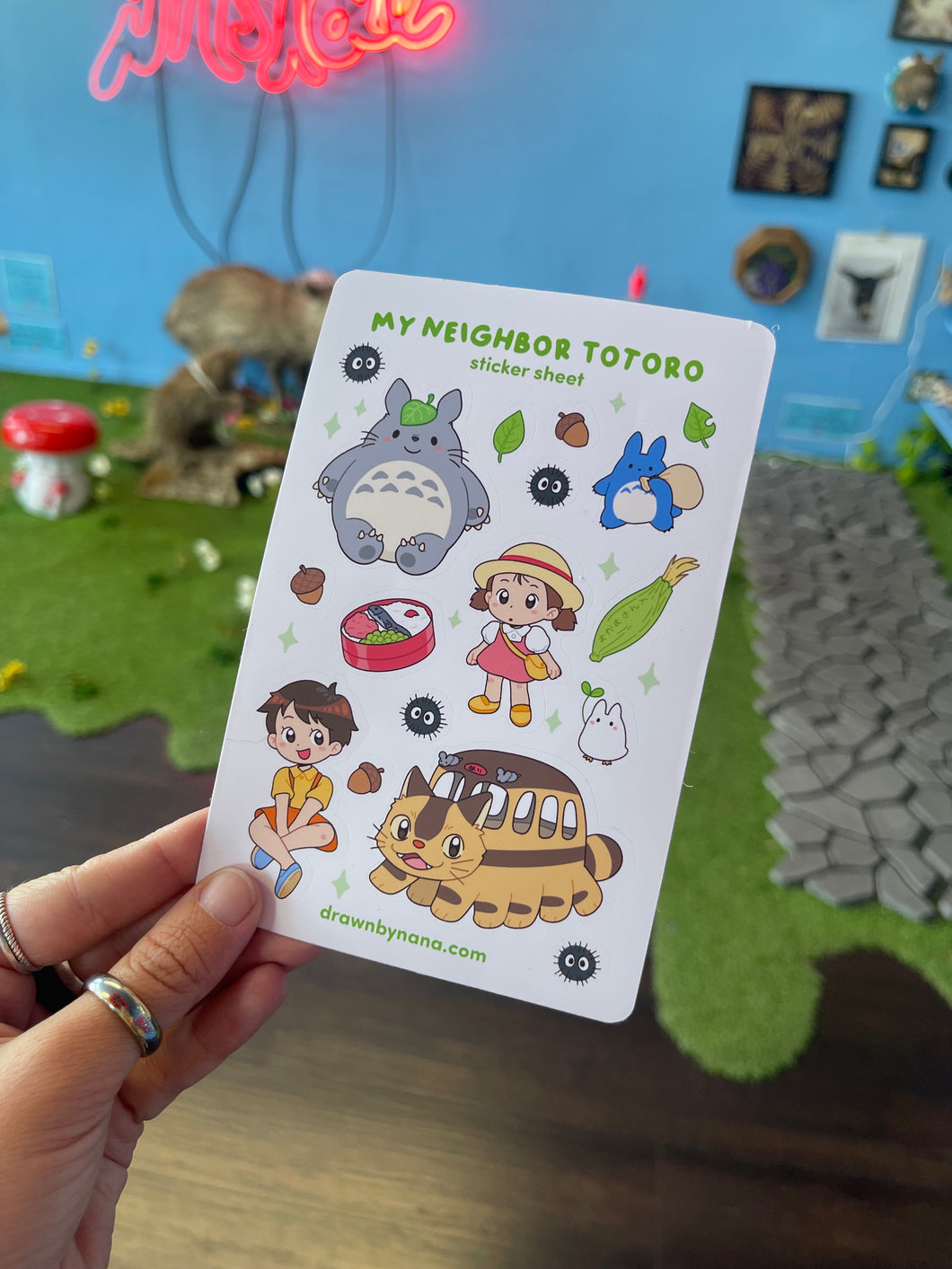 My Neighbor Totoro Sticker Sheet by Nana