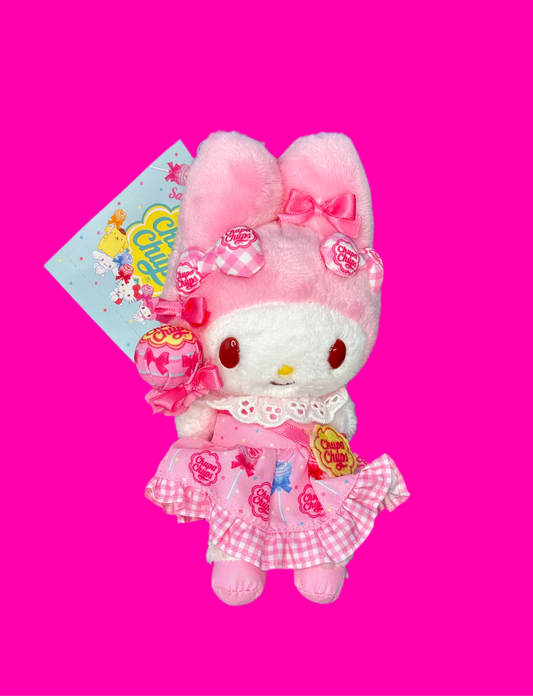 My Melody Chupa Chups Plush Keychain