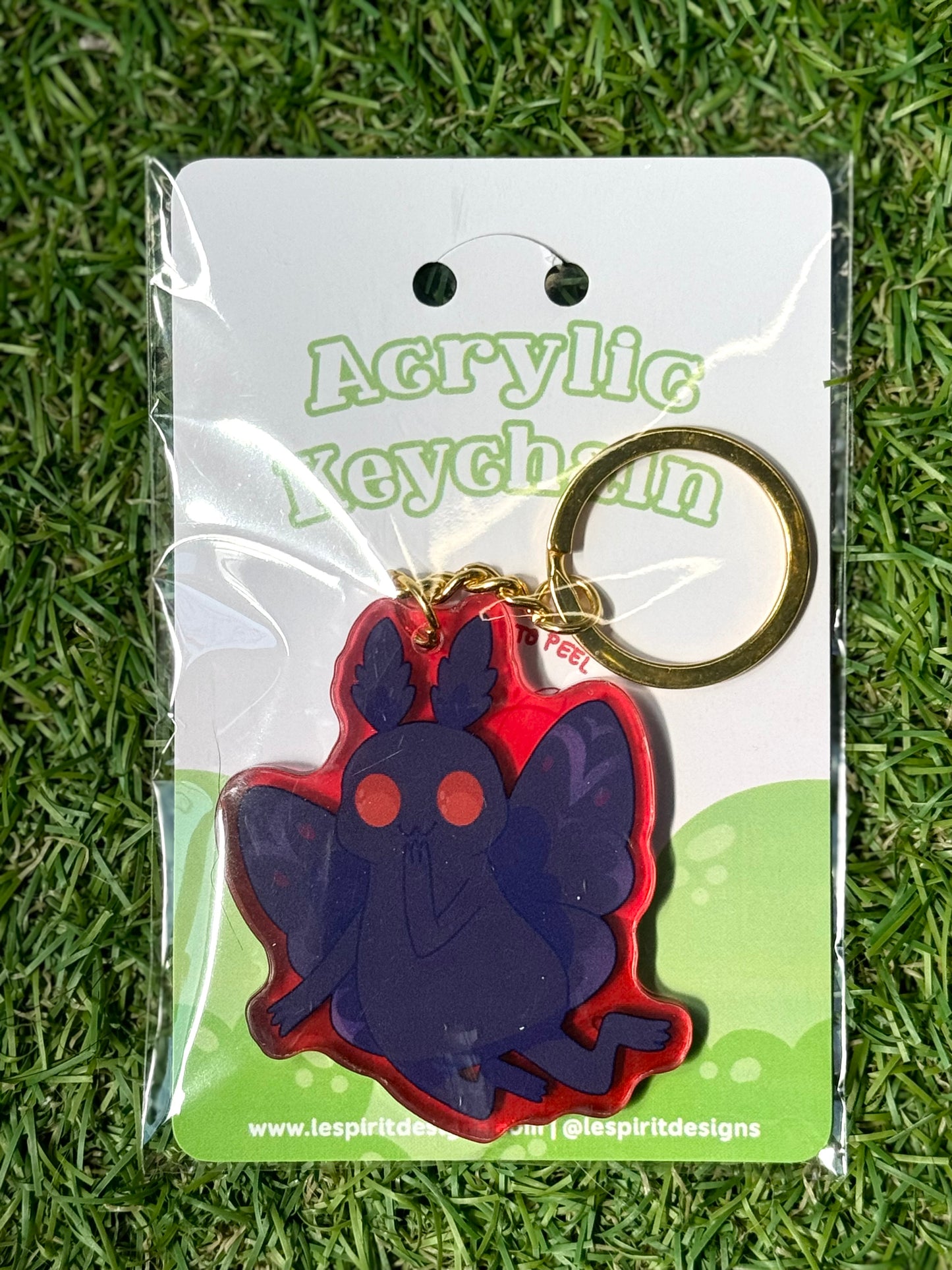 Cute Mothman Keychain by Le Spirit Designs