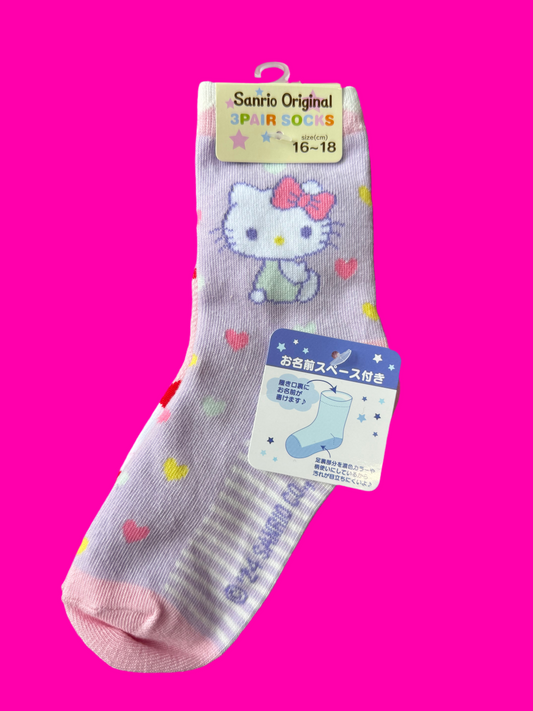 Hello Kitty Socks (3 pack) - Light