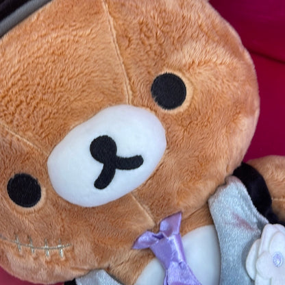 Rilakkuma Wearing a Suit with Purple Tie Plush by San-X