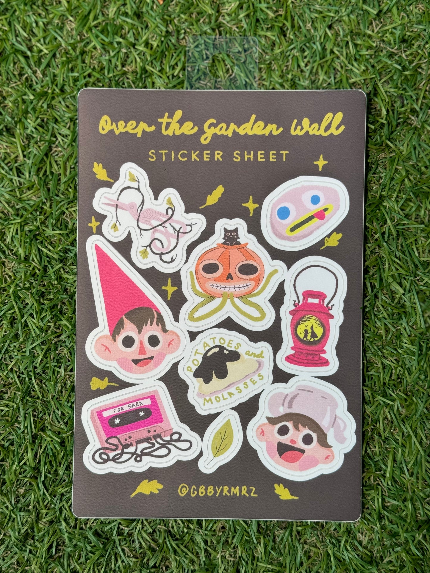 Over The Garden Wall Sticker Sheet by Gabby Ramirez