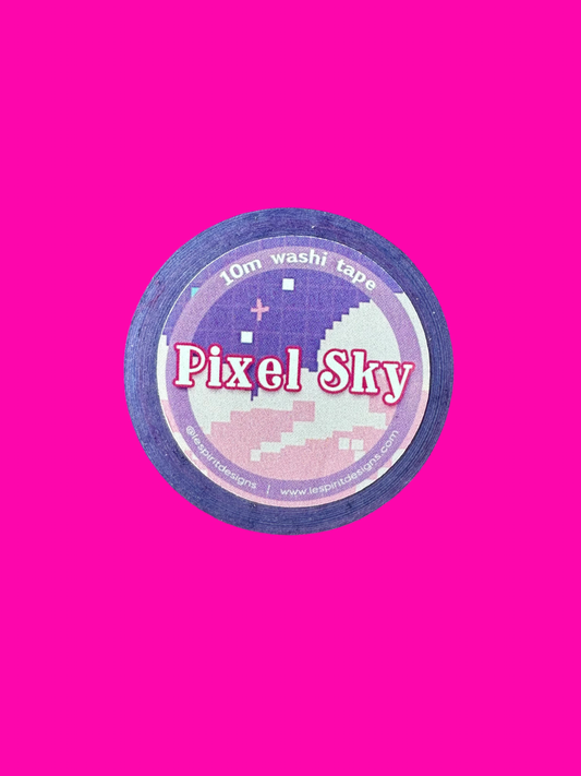 Pixel Sky Washi Tape by Le Spirit Designs