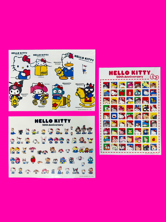 Hello Kitty 50th Anniversary Sticker Notebook