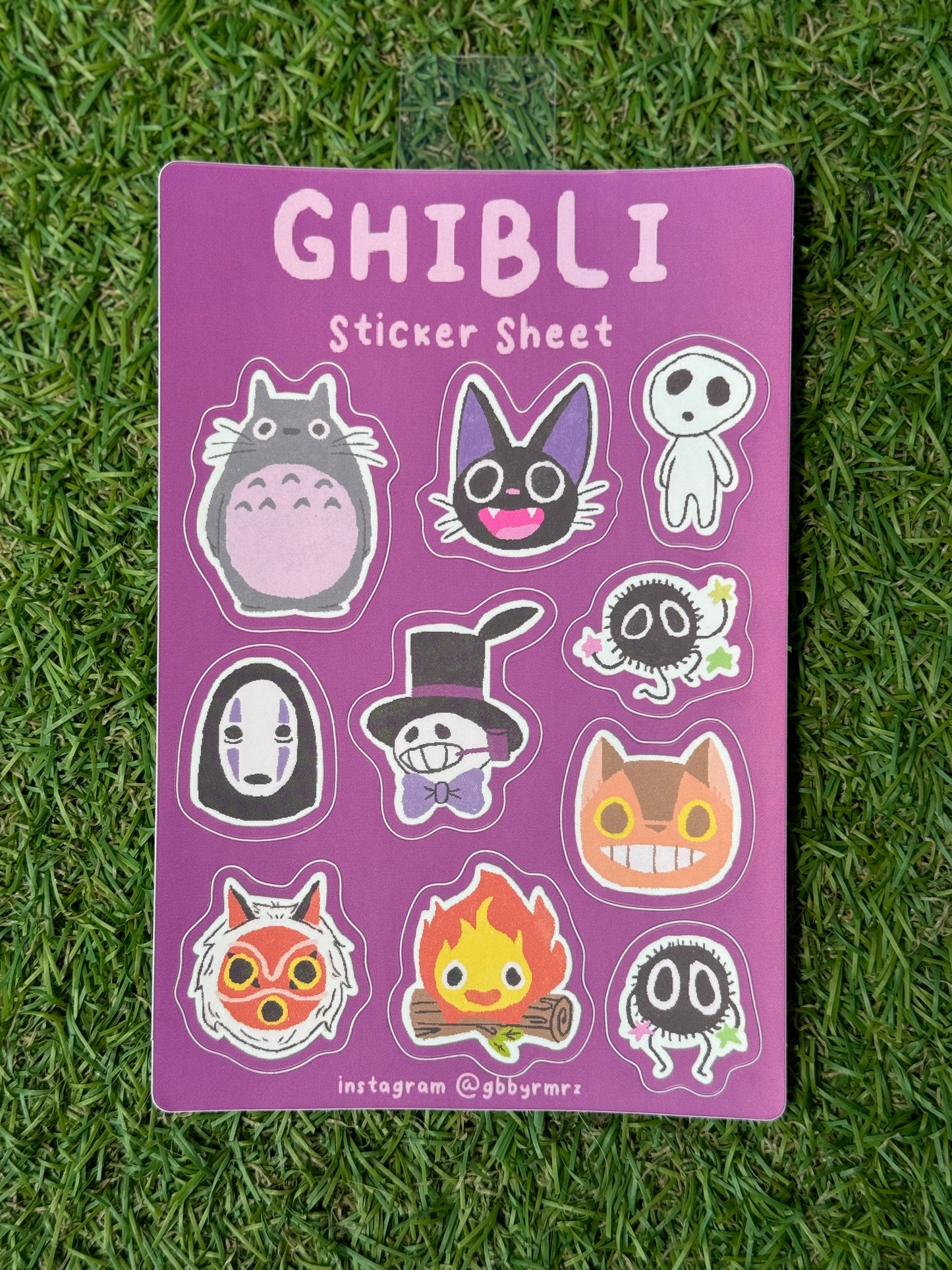 Ghibli Sticker Sheet by Gabby Ramirez