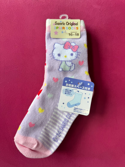 Hello Kitty Socks (3 pack) - Light