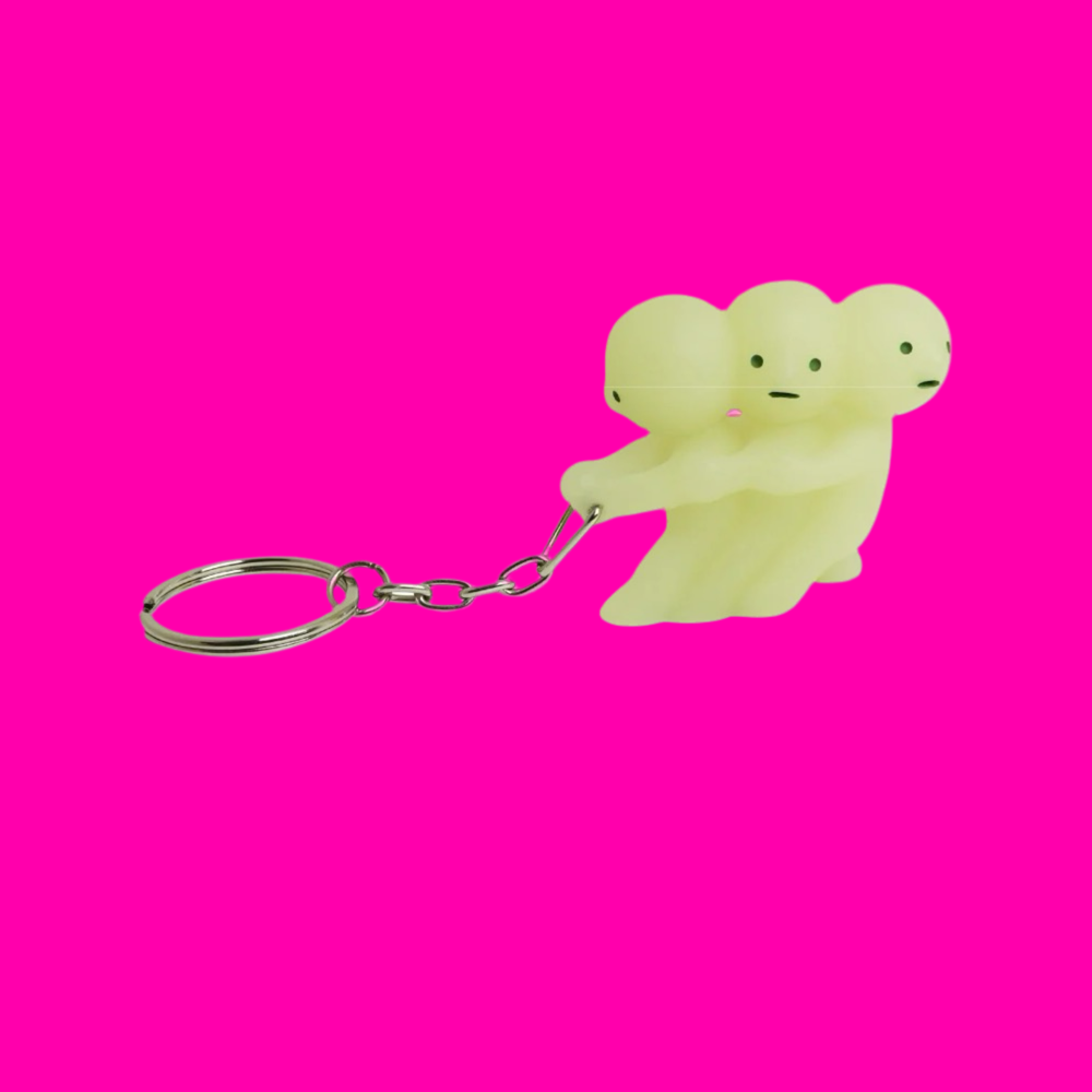 Smiski Pulling Keychain