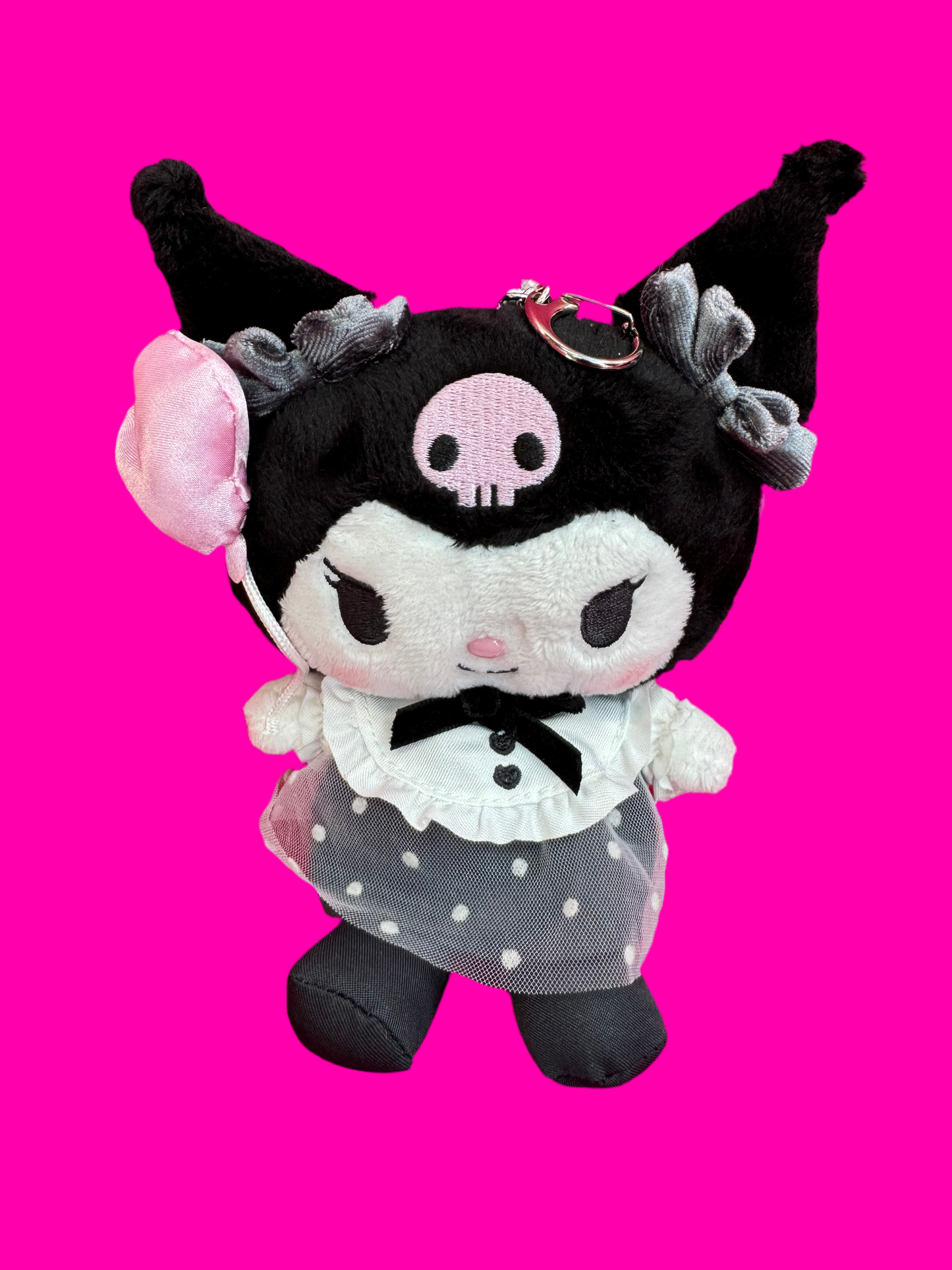 Kuromi Dress-up Plush Keychain