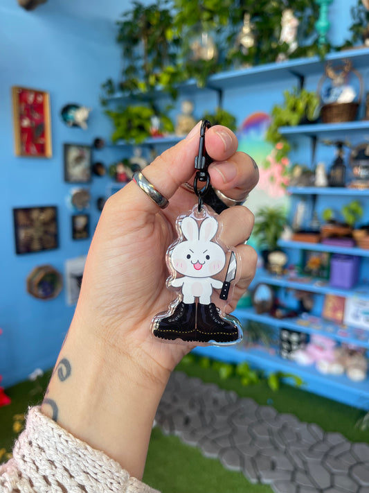 Boots Bunny Keychain by Nana