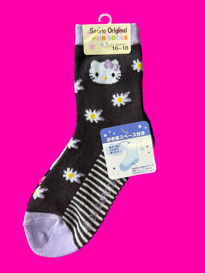 Hello Kitty Socks (3 pack) - Dark