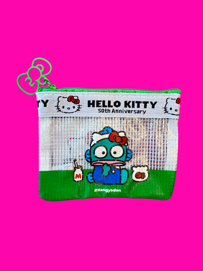 Hello Kitty 50th Anniversary Hangyodon Zipper Pouch