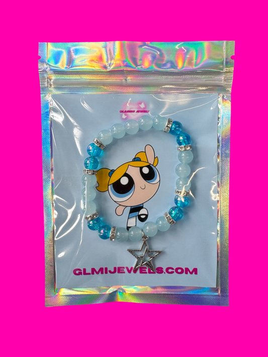 Powerpuff Girls Bubbles Bracelet by Glammi Jewels