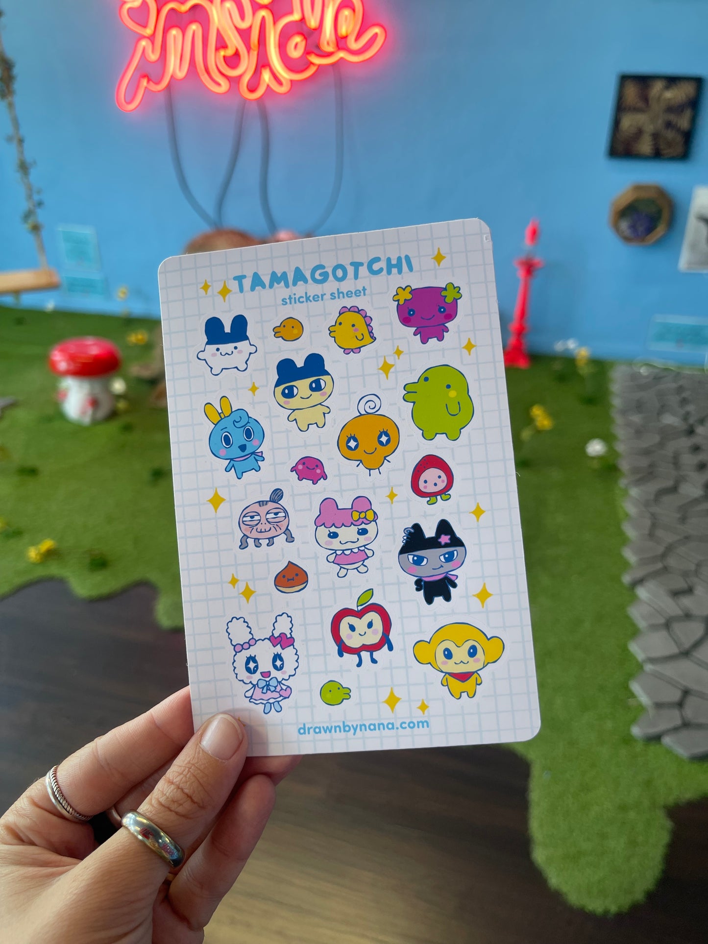 Tamagotchi Sticker sheet by Nana