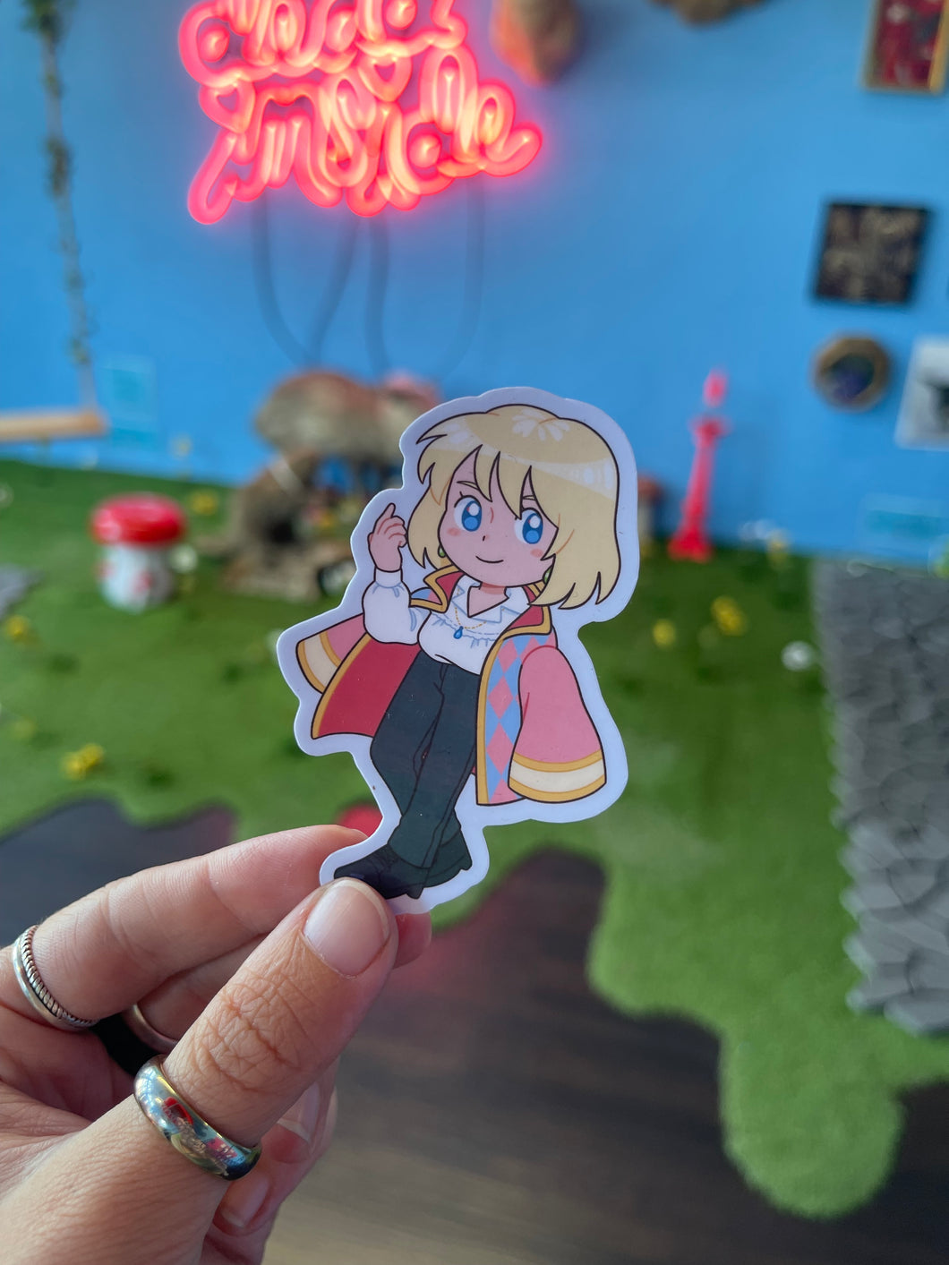 Howl from Howl's Moving Castle Sticker by Nana
