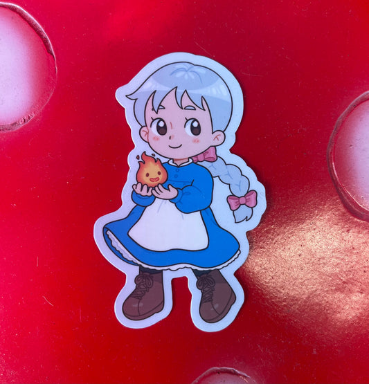 Sophie from Howl's Moving Castle Sticker by Nana