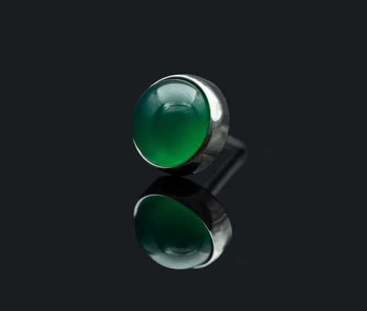 Green Onyx Jewelry Stud