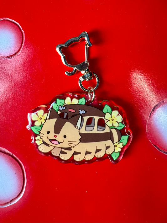 Cat Bus Keychain by Nana