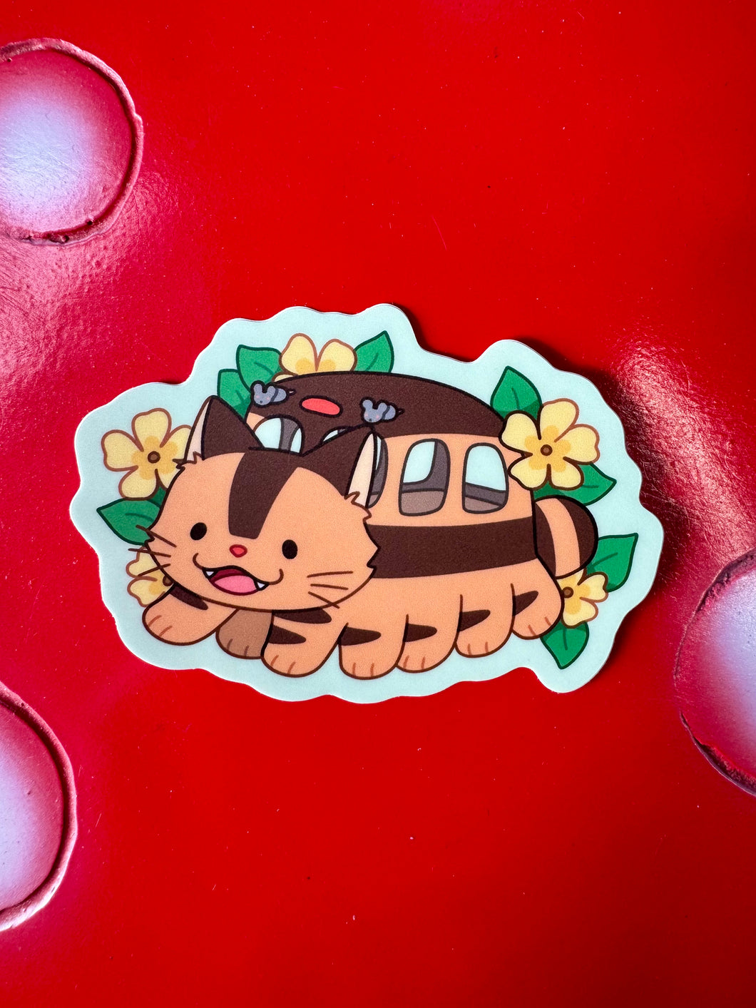 Cat Bus Sticker by Nana