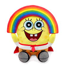 SpongeBob Rainbow 16” Vibrating Plush