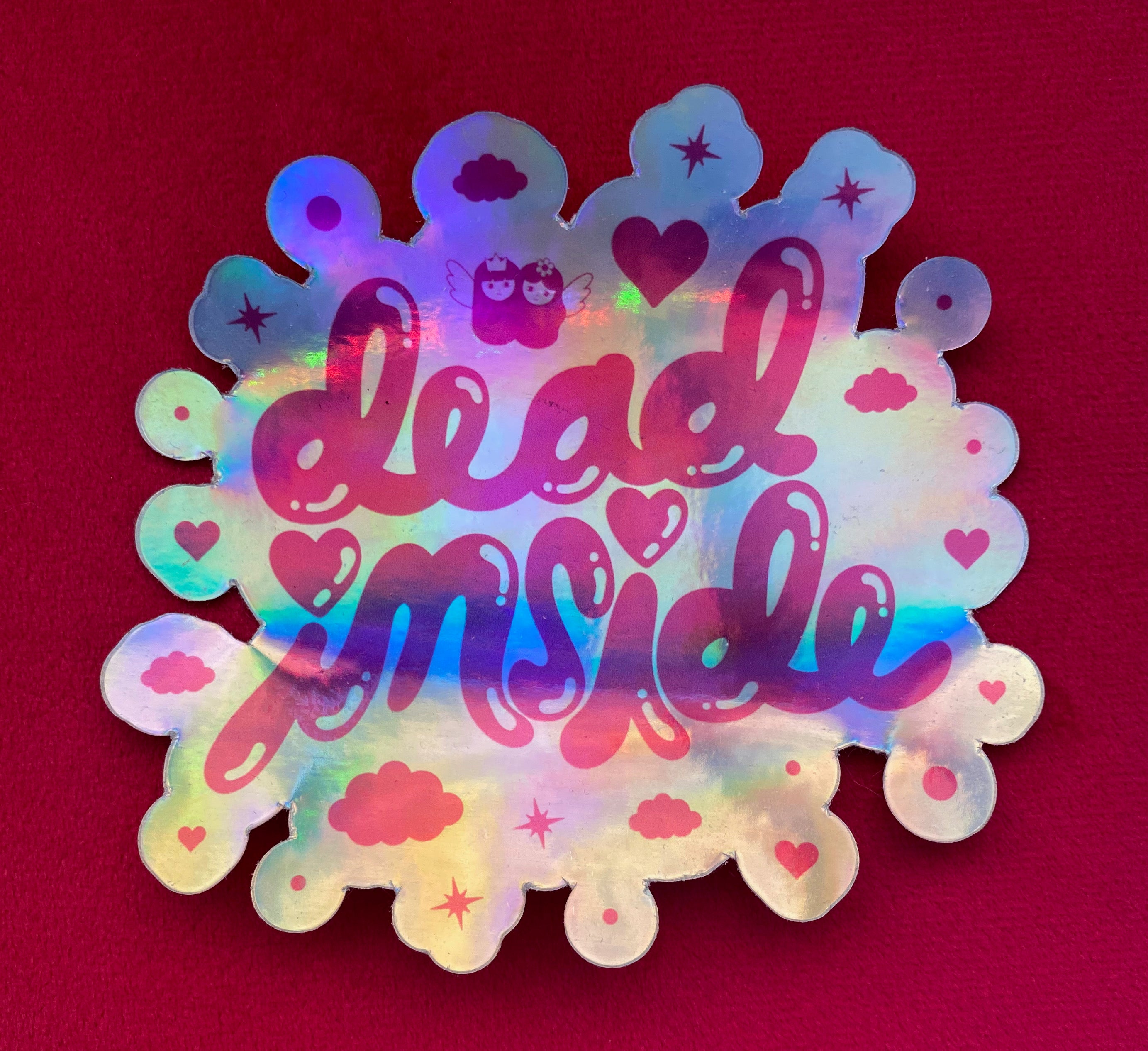 Pixley's Dead Inside Sticker made by Itzel – Pixley's Oddities