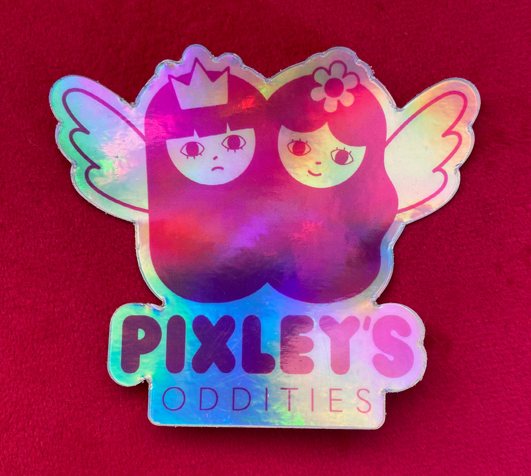 Pixley's Oddities Holographic Sticker