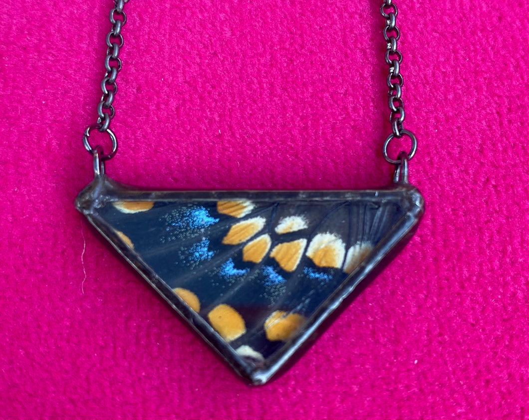 Black Swallowtail Necklace made by Dream Wings
